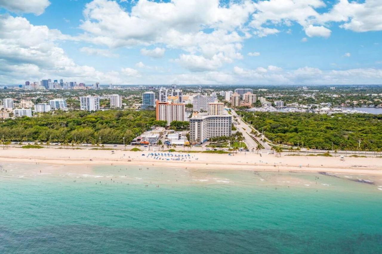 The Purple Pelican Beachfront With Ocean Balcony Unit 1 Fort Lauderdale Exterior foto